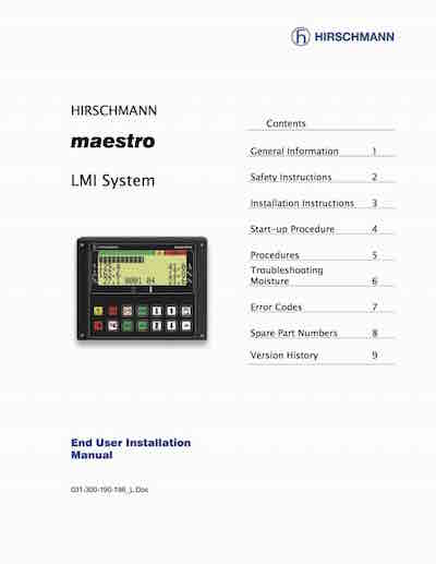 Hirschmann Maestro Installation Manual Image - BTS Crane