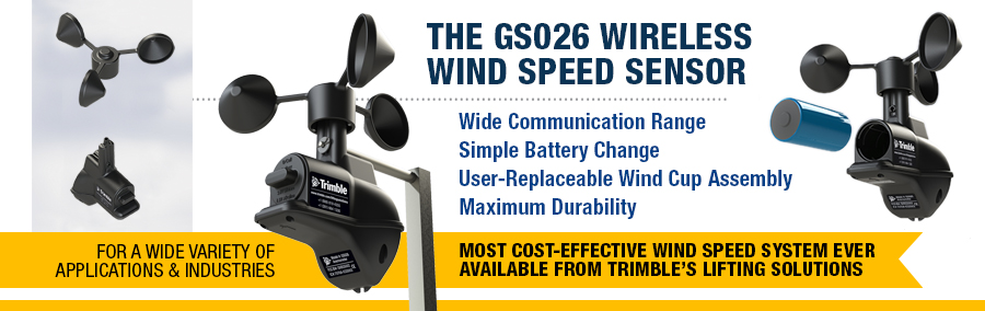 Trimble GS026 Wind Speed for Cranes